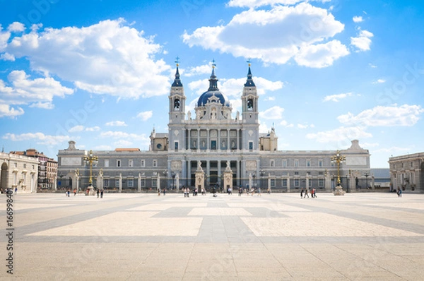 Obraz Almudena Cathedral in Madrid, Spain