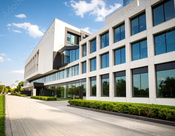 Obraz Generated image modern building 