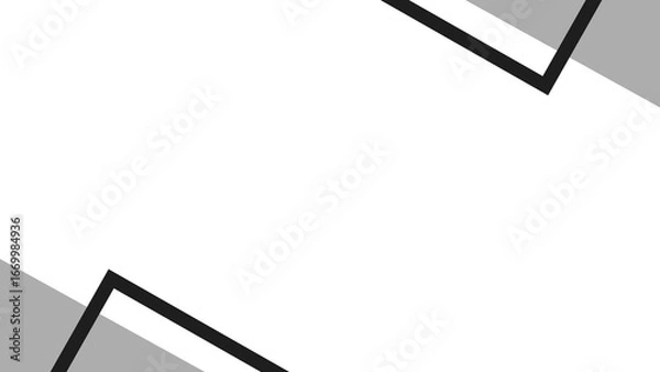 Fototapeta Simple geometric business frame background