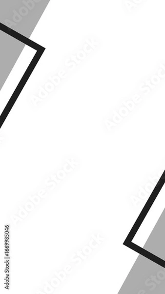 Obraz Simple geometric business frame background