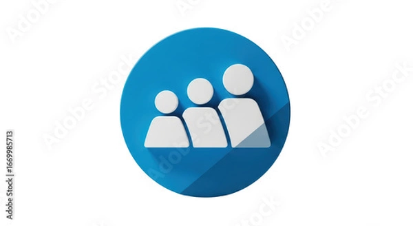 Fototapeta Isolated Group Icon