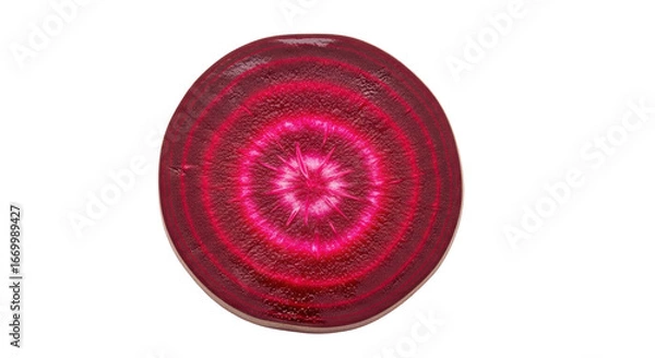 Fototapeta Isolated Beetroot Slice