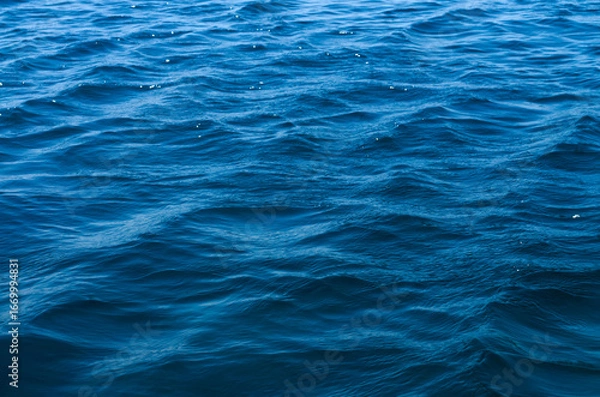Obraz Ocean surface, blue sea texture background