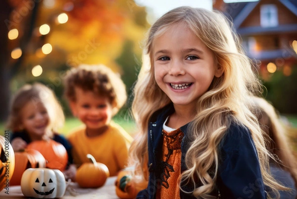 Obraz Children in the Fall