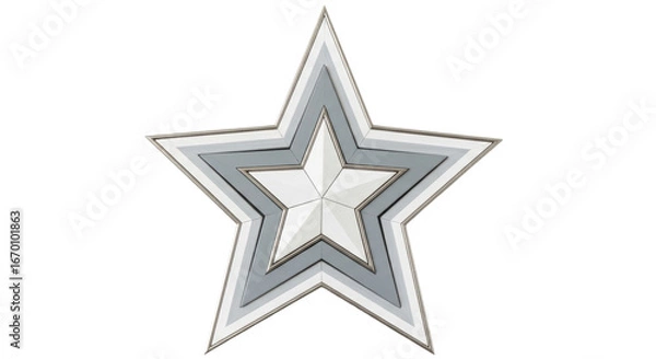 Fototapeta Isolated Decorative Star