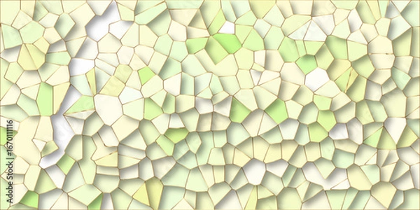 Fototapeta Beautiful multicolor crystallized polygon background. abstract light colorful stone tile pattern with shadow. modern wallpaper, trendy simple minimal geometric background abstract mosaic backdrop