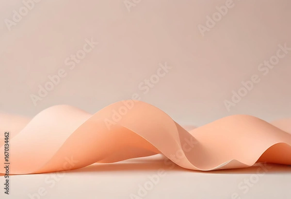 Obraz abstract background of red wavy lines