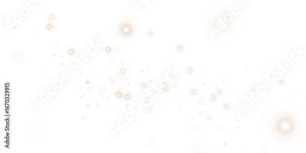 Fototapeta Gold Sparkles with Shimmering Dust and Glowing Light Effect
