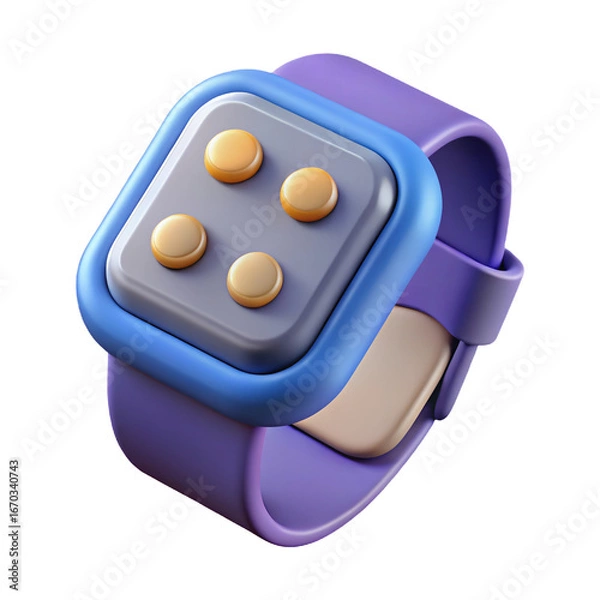 Obraz Smartwatch Interface Futuristic Wearable Device Technology Design