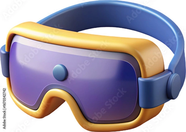 Obraz Augmented Reality Goggles Virtual Experience Concept