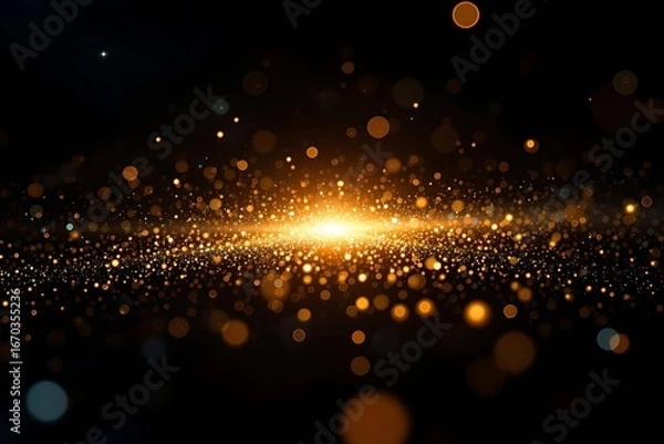 Obraz abstract glittering dust background