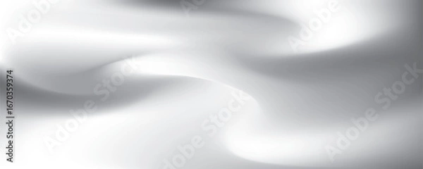 Fototapeta Abstract white and gray gradient background. Vector illustration.