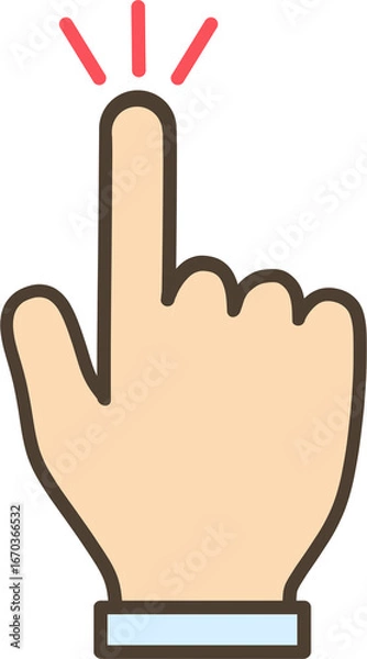 Obraz 클릭하는 손가락