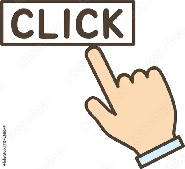 Obraz 클릭하는 손가락