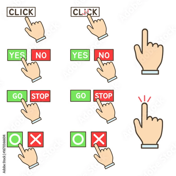 Obraz 클릭하는 손가락