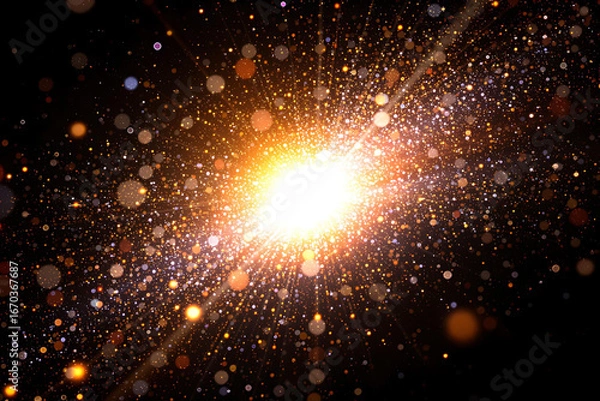 Obraz abstract space background