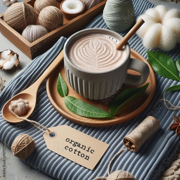 Obraz Organic Cotton for improved sustainability