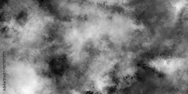 Fototapeta abstract style black and white grange ink and brushes design, beautiful abstract black and white grange texture, dark noise granules Black damaged distress grainy texture isolated on white background.
