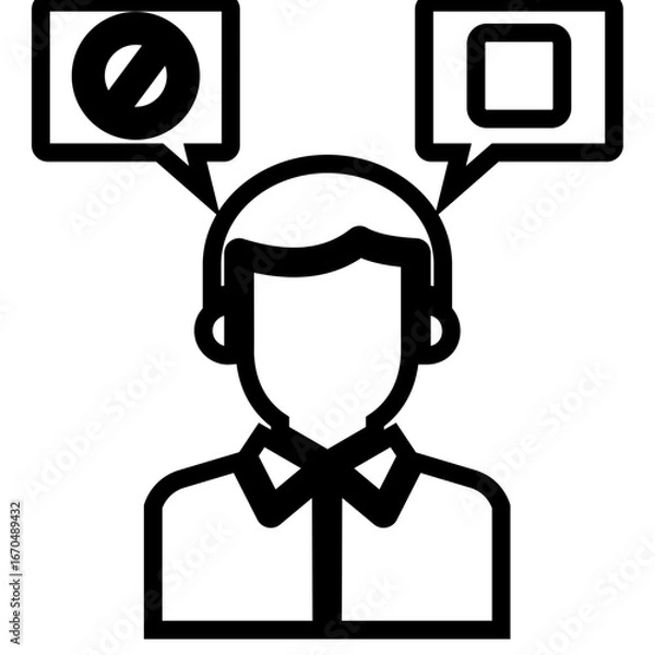 Obraz man with tablet