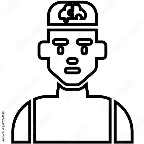 Obraz man with a bag