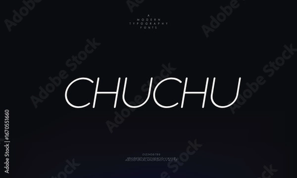 Fototapeta modern luxury capital alphabet letter logo design