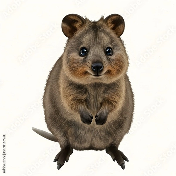 Obraz A smiling Quokka with adorable expression