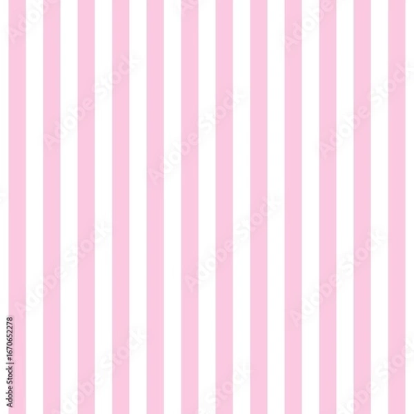 Fototapeta Pink & White Seamless Pattern
