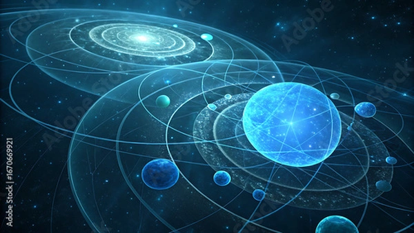 Obraz Earth technology back ground image design 