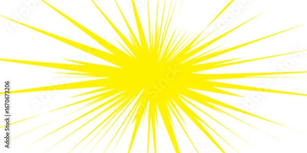 Obraz abstract Christmas burst bright background beam sparkle transparent illustration. Radius Cartoon Pattern Abstract Background. featuring glowing light in a transparent star
