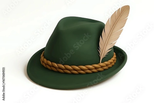 Fototapeta 3D Bavarian Hat

