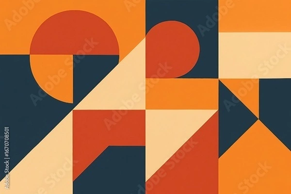 Obraz abstract geometric background