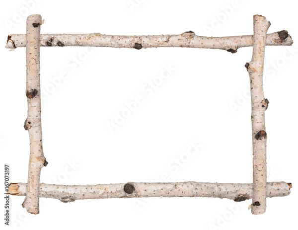 Obraz Twig frame of birch