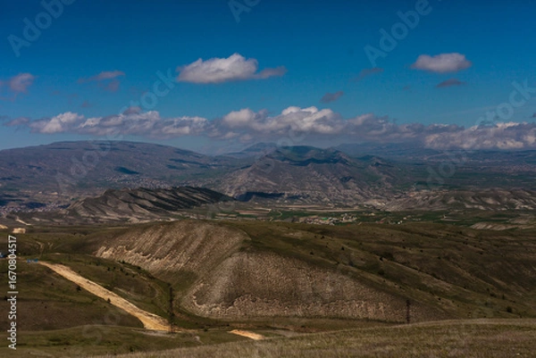 Obraz Mountain peaks of Dagestan. Nature. Mountain summer landscape.