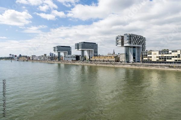 Obraz Kranhäuser am Rheinufer