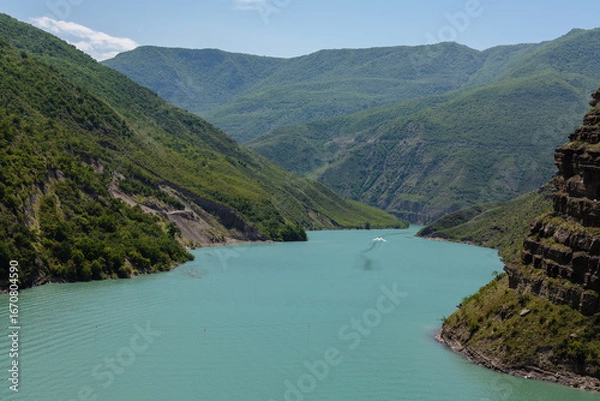 Obraz Sulak Canyon Dagestan. Summer, mountain landscape.
