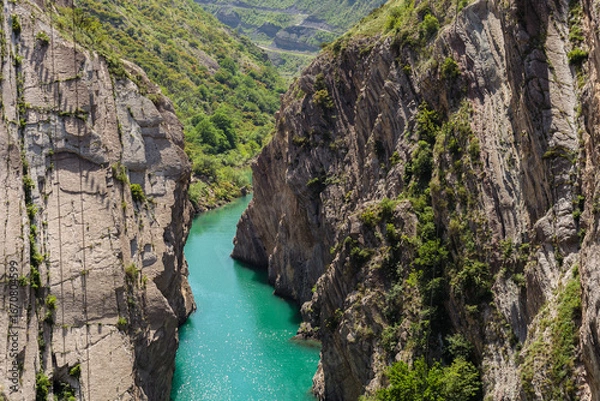 Obraz Sulak Canyon Dagestan. Summer, mountain landscape.