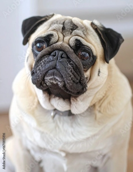 Obraz pug dog portrait