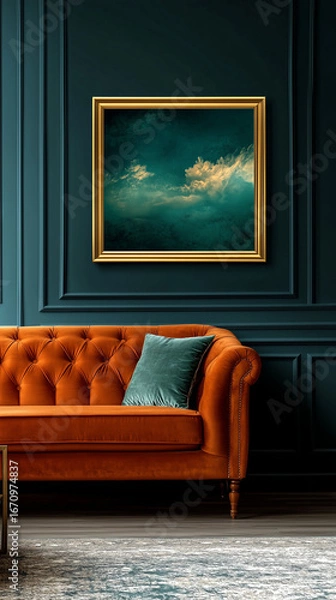 Obraz Modern and Cozy Studio Interior Backgrounds for Creative Content