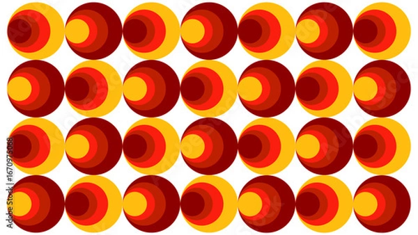 Obraz colorful circle pattern background