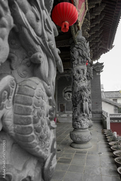 Obraz Dragon pillars