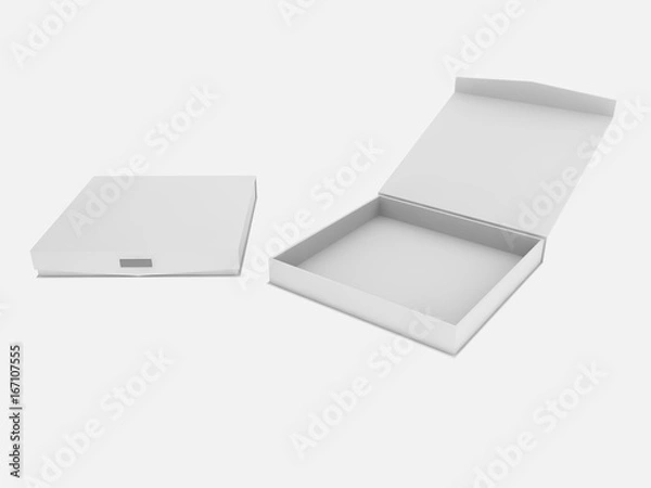 Obraz Leather Jewelry Box 3d rendering