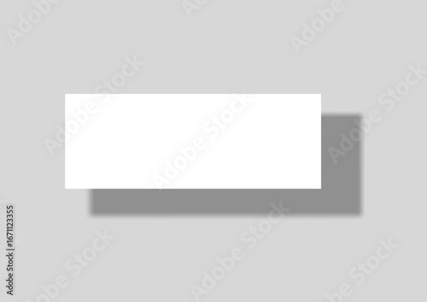 Obraz Envelope email signature invitation card mockup.