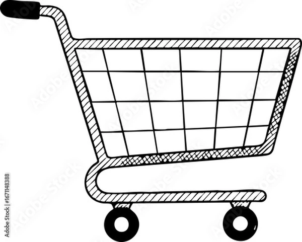 Obraz shopping cart icon