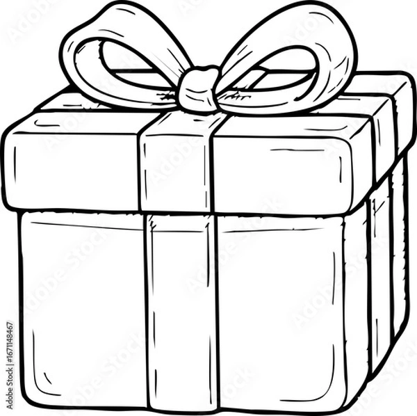 Obraz gift box vector illustration