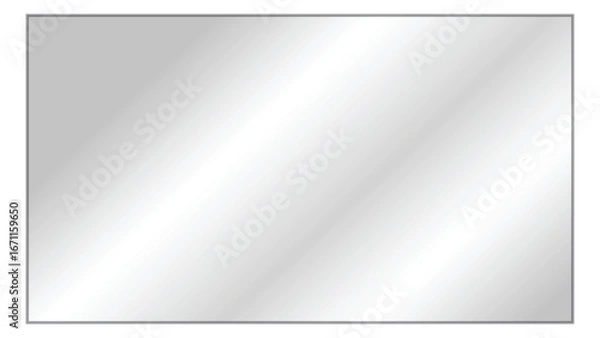 Fototapeta Sleek silver gradient background with metallic texture and shiny reflections transparent