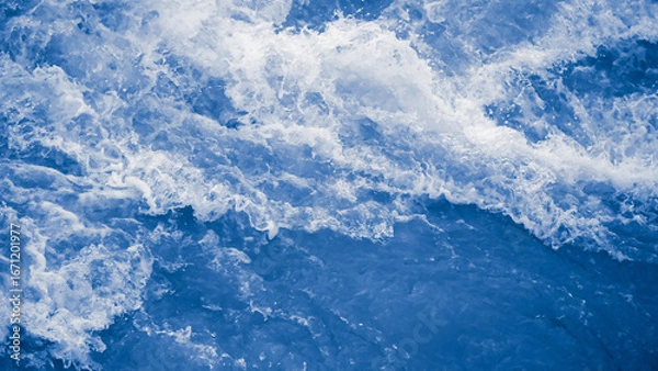 Fototapeta Abstract Blue Water Surface Background