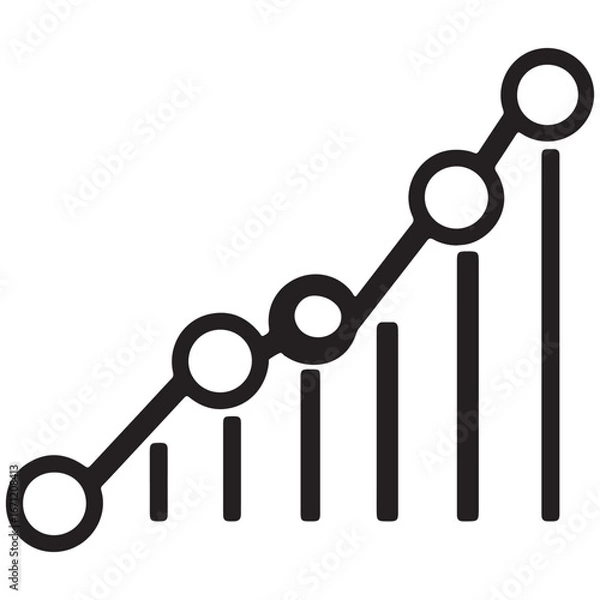Fototapeta  vector illustration chart