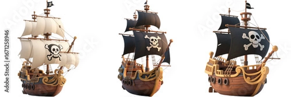 Obraz 海賊船　船　乗り物