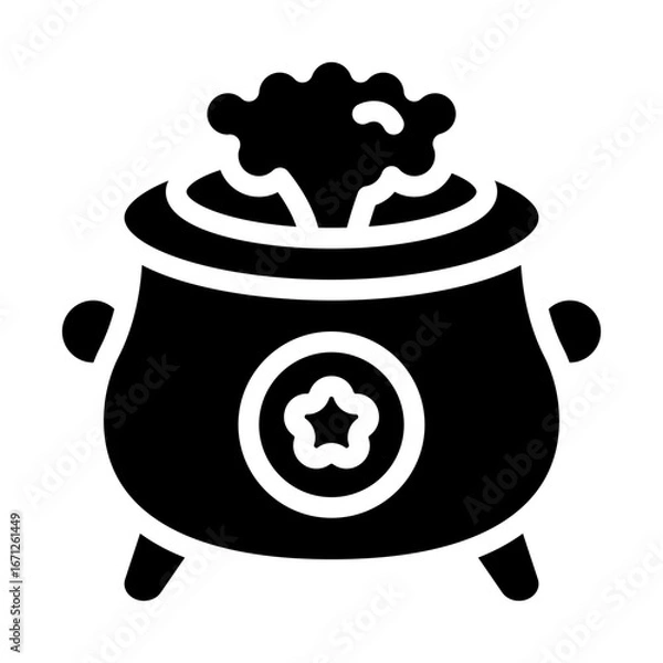 Fototapeta magic cauldron solid