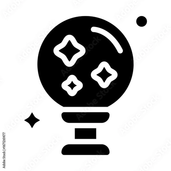 Fototapeta orb power solid